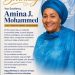 Princess Adejoke Orelope-Adefulire , Senior Special Assistant on SDGs Congratulates UN Deputy Secretary General, Amina J. Mohammed on Her 65th Birthday 