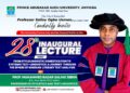 Professor Muhammed Badar Salihu Jibrin Holds 28th Inaugural Lecture in PAAU