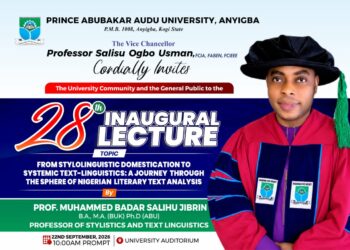 Professor Muhammed Badar Salihu Jibrin Holds 28th Inaugural Lecture in PAAU