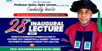 Professor Muhammed Badar Salihu Jibrin Holds 28th Inaugural Lecture in PAAU