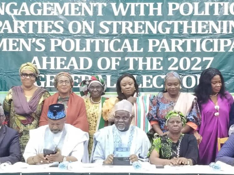 INEC ENGAGES POLITICAL PARTIES TO STRENGTHEN WOMEN’S PARTICIPATION AHEAD OF 2027 ELECTIONS