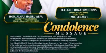 IDAH COUNCIL CHAIRMAN, HON. ALHAJI HALILU ALFA, MOURNS FORMER GOVERNOR, LATE ALHAJI IBRAHIM IDRIS, SAYS “MR. LEGACY HAS GONE”  ‎