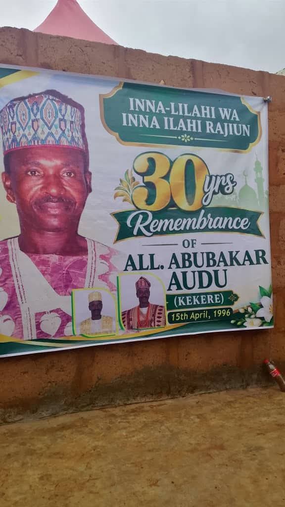 After 30 Years, Family Remembers Alhaji Abubakar Audu Kekere in Ankpa