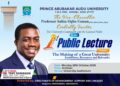 PAAU MANAGEMENT ORGANISES MAIDEN PUBLIC LECTURE