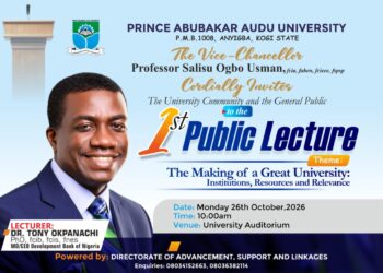 PAAU MANAGEMENT ORGANISES MAIDEN PUBLIC LECTURE