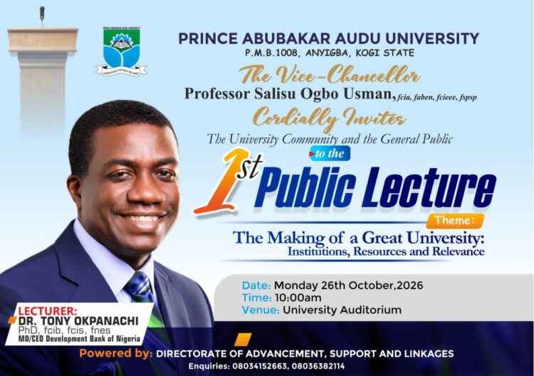 PAAU MANAGEMENT ORGANISES MAIDEN PUBLIC LECTURE